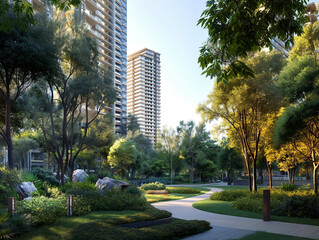 Everyday with nature, 600 units of comfort: 600 apartments that bring a breath of nature to the...