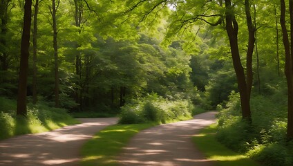 road in the forest