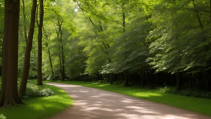 Obraz premium road in the woods