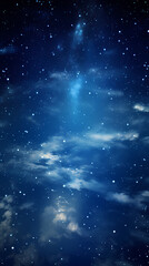 Obraz premium View of Earth from space with stars and galaxies in the background