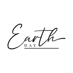 Obraz premium Earth Day Vector Design on White Background