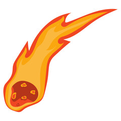 Asteroid Meteor Illustration © Shine Collections