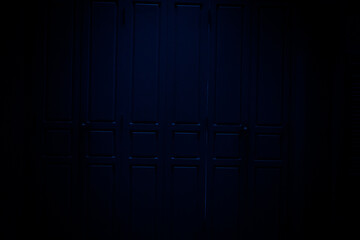 Background of a Dark Blue Door. Horizontal Image with copy space