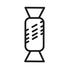 Holiday Winter Candy Line Icon