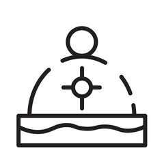 Hat Beanie Fashion Line Icon