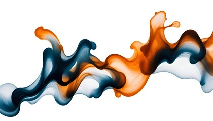 Color Fluid ink abstract background
