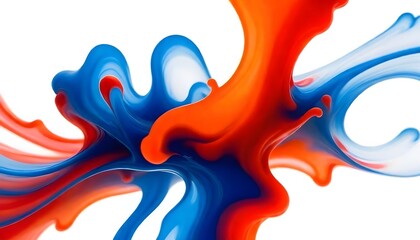Color Fluid ink abstract background
