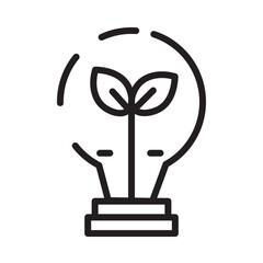 Recycle Eco Energy Line Icon