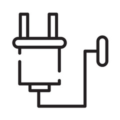 Industry Plug Power Line Icon