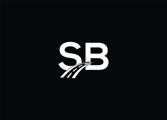 SB transport logo design and initial logo