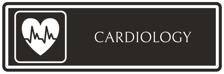 Hospital way finding sign cardiology