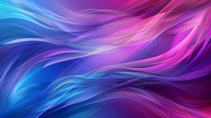 Naklejka premium Abstract vibrant color blue purple curve wavy background.
