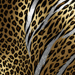 glitter leopards patterns