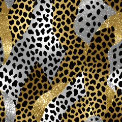 glitter leopards patterns