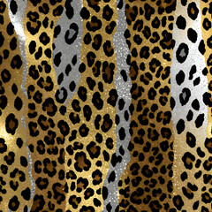 glitter leopards patterns