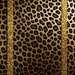 glitter leopards patterns