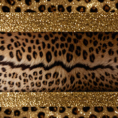 glitter leopards patterns