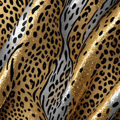 glitter leopards patterns