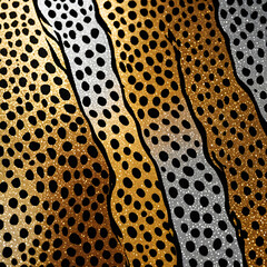 glitter leopards patterns