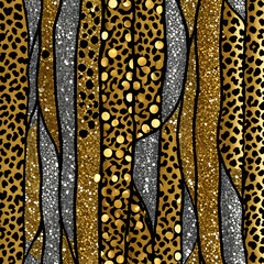 glitter leopards patterns