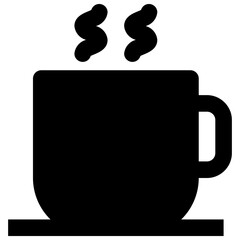 coffee mug glyph icon