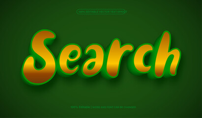 Search 3d editable premium vector text effect