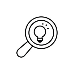 Search icon design with white background stock illustration