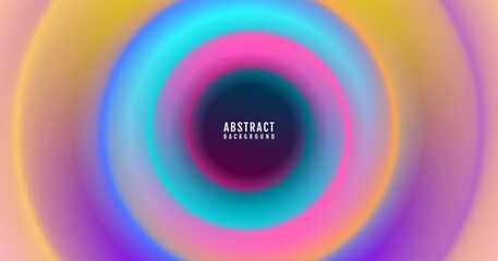 3D colorful abstract background overlap layer on bright space with blurred colors shape effect decoration. Modern graphic design element circles style concept for web, flyer, card, or brochure cover