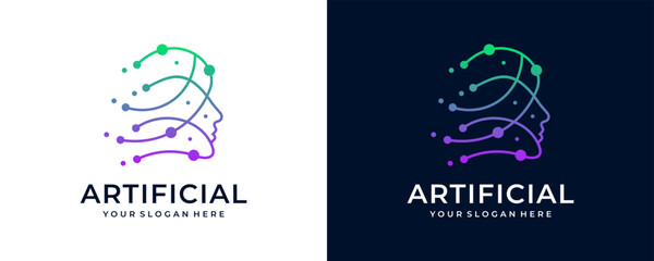 creative artificial intelligence logo design