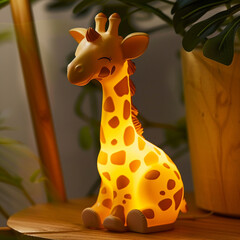 giraffe shaped night light