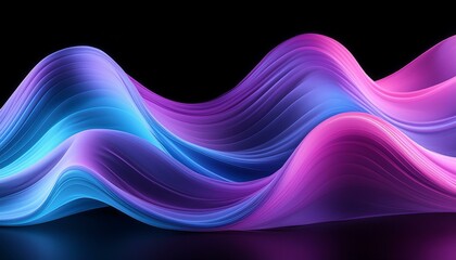 Whimsical Whirlpool: Purple Pink Blue Dynamic Color Flow Banner