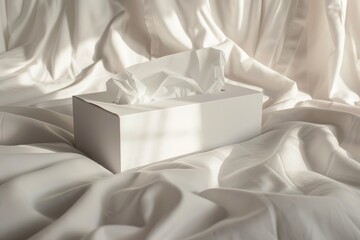 Fresh white tissue box