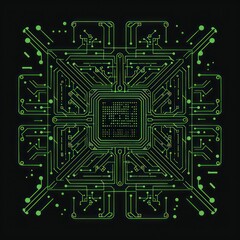 microprocessor circuit t-shirt design
