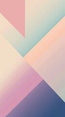 Soft pastel colors form a visually pleasing geometric pattern with a modern, abstract design