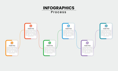 Vector Infographic design business template