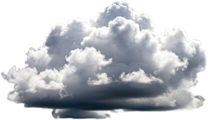 clouds in the sky on a transparent background, png