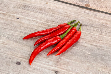 Hot and spicy chili pepper