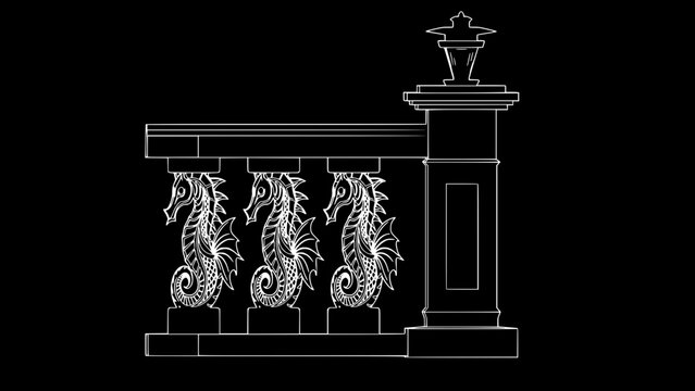 recommend clip art: Elegant Balustrade Vector Collection
