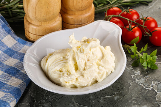Italian delicous stracciatella cheese