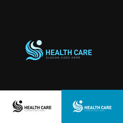 Fototapeta premium Strength Wave Beauty Logo for Skincare and Beauty Products