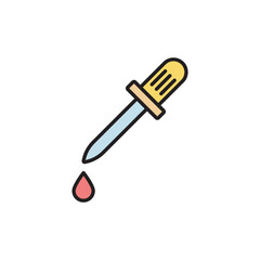 Blood Drop icon design with white background stock illustration