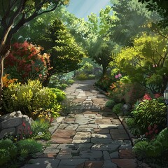 Fototapeta premium Landscaper project