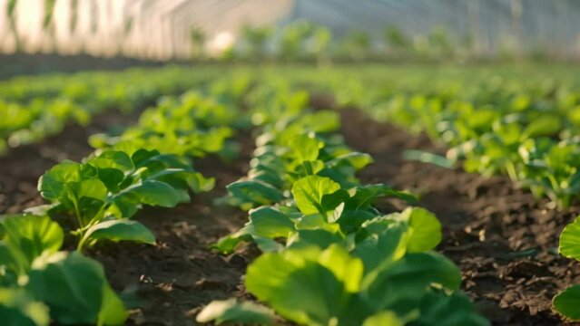 Growing broccoli vegetable cultivation, organic farming gardening