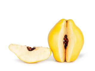 Quince isolated on a white background