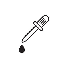 Blood Drop icon design with white background stock illustration