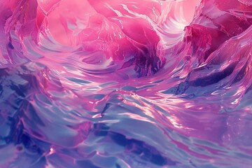Pink and purple abstract waves background
