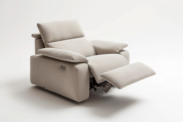 A recliner with breathable fabric upholstery, ensuring comfort in any climate.