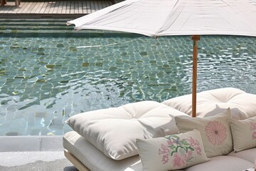Tranquil Oasis: Relaxation and Leisure by the Poolside
