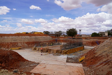 the wall construction