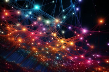 Obraz premium The beauty of neural networks